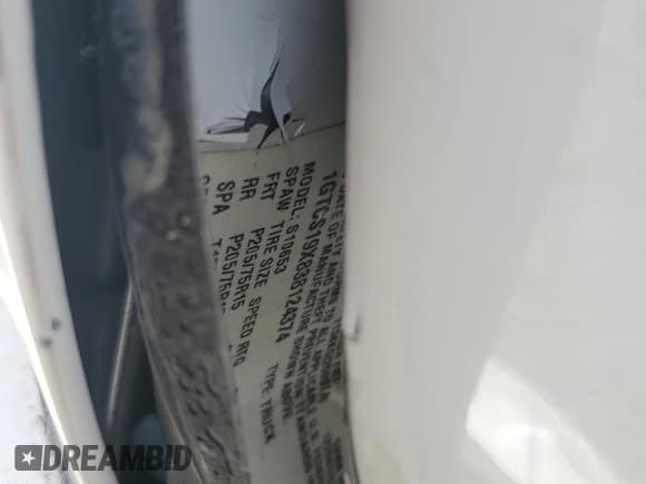 ✅ 2003 GMC Sonoma SLS • VIN: 1GTCS19X838124374 • Lot: 59884045. Listed on Copart with 204,180 mi. Free auction sales archive from the USA and detailed vehicle history report at DreamBid. Image 12.