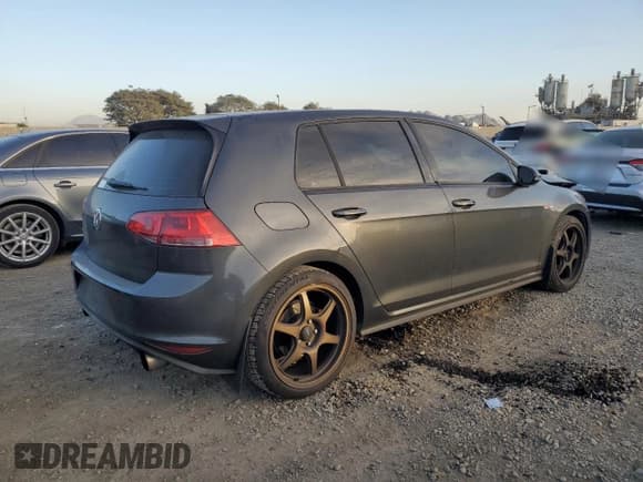 ✅ 2015 Volkswagen Golf GTI S • VIN: 3VW5T7AU3FM002223 • Lot: 84716224. Listed on Copart with 134,954 mi. Free auction sales archive from the USA and detailed vehicle history report at DreamBid. Image 3.