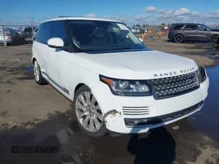 ✅ 2014 Land Rover Range Rover Supercharged • VIN: SALGS2EF9EA130340 • Lot: 43735561. Listed on IAAI with 166,446 mi. Free auction sales archive from the USA and detailed vehicle history report at DreamBid. Image 1.