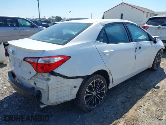 ✅ 2016 Toyota Corolla L • VIN: 2T1BURHE9GC743046 • Lot: 41900264. Listed on IAAI with 84,412 mi. Free auction sales archive from the USA and detailed vehicle history report at DreamBid. Image 4.