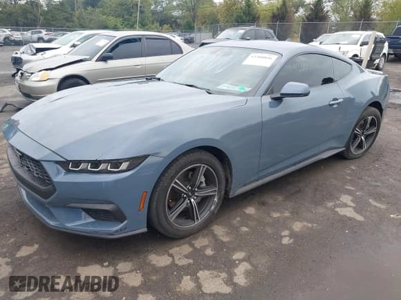 ✅ 2024 Ford Mustang EcoBoost Premium • VIN: 1FA6P8TH5R5147149 • Lot: 43300846. Listed on IAAI with 17,425 mi. Free auction sales archive from the USA and detailed vehicle history report at DreamBid. Image 17.