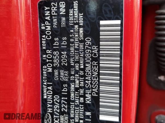 ✅ 2021 Hyundai Elantra SEL • VIN: KMHLS4AG8MU089790 • Lot: 81475015. Listed on Copart with 49,283 mi. Free auction sales archive from the USA and detailed vehicle history report at DreamBid. Image 12.