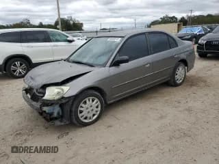 ✅ 2005 Honda Civic LX • VIN: 2HGES16555H573098 • Лот: 90400515. Опубликован ранее на Copart с пробегом 108 595 миль. Бесплатный доступ к архиву аукционных продаж из США и подробный отчёт об истории автомобиля на DreamBid. Изображение 1.