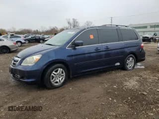 ✅ 2006 Honda Odyssey EX-L • VIN: 5FNRL38796B079454 • Lot: 92608495. Listed on Copart with Not provided. Free auction sales archive from the USA and detailed vehicle history report at DreamBid. Image 1.