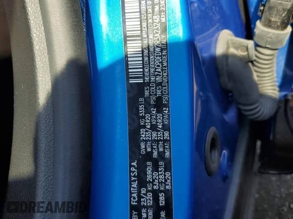 2024 Dodge Hornet R/T Plus z VIN ZACPDFDW2R3A23248, wystawiony jako Copart lot #57057955 z przebiegiem 525 mil mil oraz Szkoda całkowita • Salvage title. Historia ofert i sprzedaży dostępna na DreamBid. Obrazek 13.