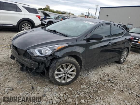✅ 2015 Hyundai Elantra SE • VIN: 5NPDH4AE5FH618583 • Lot: 86667715. Listed on Copart with 156,504 mi. Free auction sales archive from the USA and detailed vehicle history report at DreamBid. Image 1.