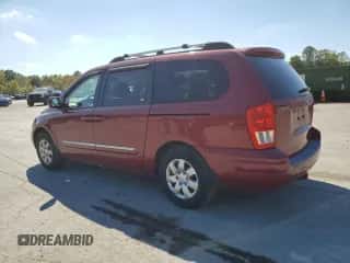 2008 Hyundai Entourage GLS z VIN KNDMC233586044725, wystawiony jako Copart lot #80720585 z przebiegiem 112 875 mil mil oraz Szkoda całkowita • Salvage title. Historia ofert i sprzedaży dostępna na DreamBid. Obrazek 2.