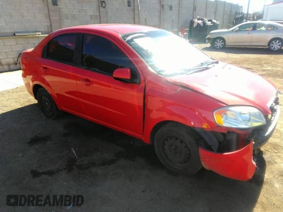 ✅ 2010 Chevrolet Aveo 1LT • VIN: KL1TD5DE4AB116822 • Lot: 32036968. Listed on IAAI with 86,843 mi. Free auction sales archive from the USA and detailed vehicle history report at DreamBid. Image 1.