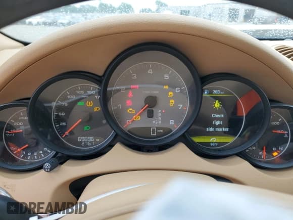 ✅ 2011 Porsche Cayenne S • VIN: WP1AB2A26BLA43543 • Lot: 58706975. Listed on Copart with 69,696 mi. Free auction sales archive from the USA and detailed vehicle history report at DreamBid. Image 9.