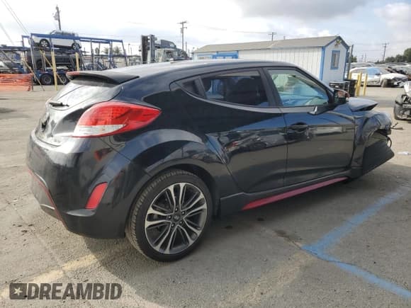 ✅ 2017 Hyundai Veloster Turbo • VIN: KMHTC6AE0HU314409 • Lot: 82813394. Wystawiony na Copart z przebiegiem 92 545 mil. Bezpłatny archiwum sprzedaży aukcyjnych z USA i szczegółowy raport historii pojazdu na DreamBid. Zdjęcie 3.