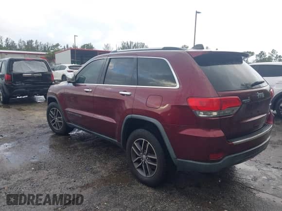 2017 Jeep Grand Cherokee Limited z VIN 1C4RJEBGXHC685212, wystawiony jako IAAI lot #43358135 z przebiegiem 98 711 mil mil oraz . Historia ofert i sprzedaży dostępna na DreamBid. Obrazek 3.