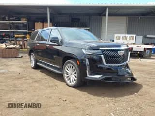 ✅ 2023 Cadillac Escalade ESV 4WD Premium Luxury • VIN: 1GYS4KKL8PR327505 • Lot: 43315058. Wystawiony na IAAI z przebiegiem 39 195 mil. Bezpłatny archiwum sprzedaży aukcyjnych z USA i szczegółowy raport historii pojazdu na DreamBid. Zdjęcie 1.