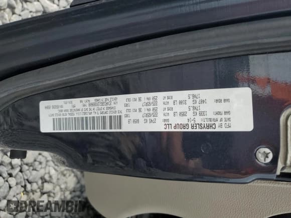 ✅ 2014 Dodge Grand Caravan SE • VIN: 2C4RDGBG1ER389808 • Lot: 68566985. Listed on Copart with 172,800 mi. Free auction sales archive from the USA and detailed vehicle history report at DreamBid. Image 13.