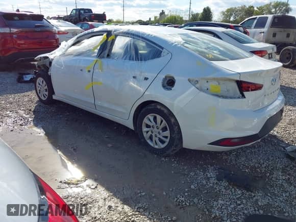 2019 Hyundai Elantra SE z VIN 5NPD74LF3KH415341, wystawiony jako IAAI lot #43413818 z przebiegiem 106 025 mil mil oraz . Historia ofert i sprzedaży dostępna na DreamBid. Obrazek 3.