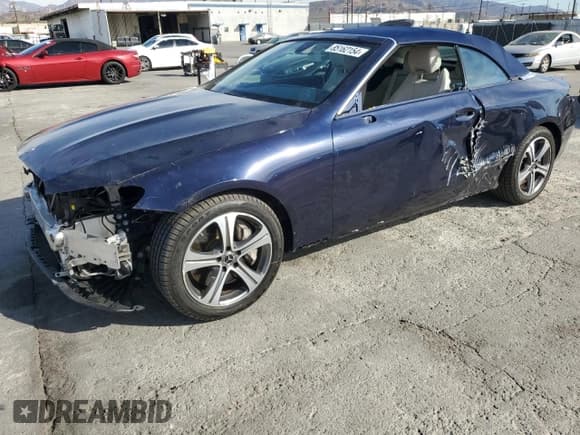 ✅ 2018 Mercedes-Benz E 400 • VIN: WDD1K6FB8JF028708 • Lot: 85162154. Listed on Copart with 19,914 mi. Free auction sales archive from the USA and detailed vehicle history report at DreamBid. Image 1.