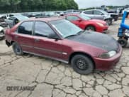 ✅ 1992 Honda Civic DX • VIN: 1HGEG8546NL037024 • Lot: 56104005. Listed on Copart with 252,785 mi. Free auction sales archive from the USA and detailed vehicle history report at DreamBid. Image 4.