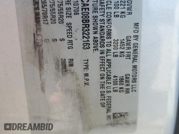 ✅ 2011 Chevrolet Tahoe LS • VIN: 1GNSCAE08BR322163 • Лот: 87480725. Опубликован ранее на Copart с пробегом 242 843 миль. Бесплатный доступ к архиву аукционных продаж из США и подробный отчёт об истории автомобиля на DreamBid. Изображение 12.