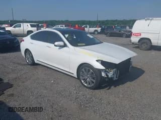 ✅ 2018 Genesis G80 3.8L • VIN: KMHGN4JE5JU234464 • Lot: 42475378. Listed on IAAI with 86,243 mi. Free auction sales archive from the USA and detailed vehicle history report at DreamBid. Image 1.