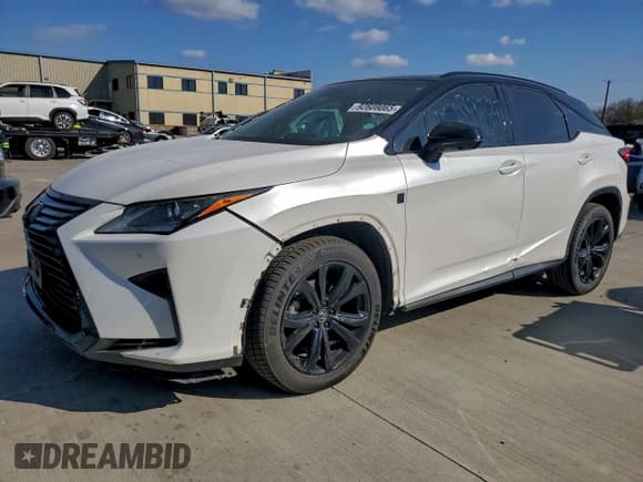 ✅ 2019 Lexus RX 350 • VIN: 2T2ZZMCAXKC123852 • Lot: 92608065. Listed on Copart with 122,977 mi. Free auction sales archive from the USA and detailed vehicle history report at DreamBid. Image 1.
