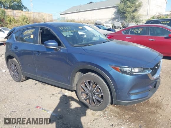 ✅ 2018 Mazda CX-5 Touring • VIN: JM3KFBCM7J0342393 • Lot: 43365829. Wystawiony na IAAI z przebiegiem 80 253 mil. Bezpłatny archiwum sprzedaży aukcyjnych z USA i szczegółowy raport historii pojazdu na DreamBid. Zdjęcie 1.