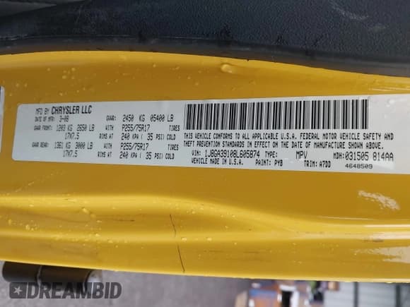 ✅ 2008 Jeep Wrangler Unlimited X • VIN: 1J8GA39108L605874 • Lot: 42885019. Wystawiony na IAAI z przebiegiem 167 693 mil. Bezpłatny archiwum sprzedaży aukcyjnych z USA i szczegółowy raport historii pojazdu na DreamBid. Zdjęcie 9.