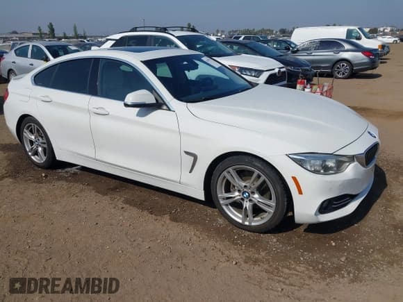 ✅ 2015 BMW 4 Series 428i • VIN: WBA4A9C52FGL86704 • Lot: 42959252. Listed on IAAI with 110,395 mi. Free auction sales archive from the USA and detailed vehicle history report at DreamBid. Image 1.