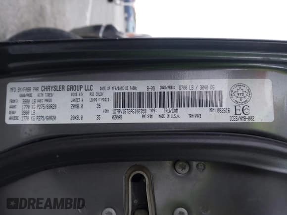 ✅ 2010 Dodge 1500 SLT • VIN: 1D7RV1GT2AS102359 • Лот: 43687808. Опубликован ранее на IAAI с пробегом 204 019 миль. Бесплатный доступ к архиву аукционных продаж из США и подробный отчёт об истории автомобиля на DreamBid. Изображение 9.