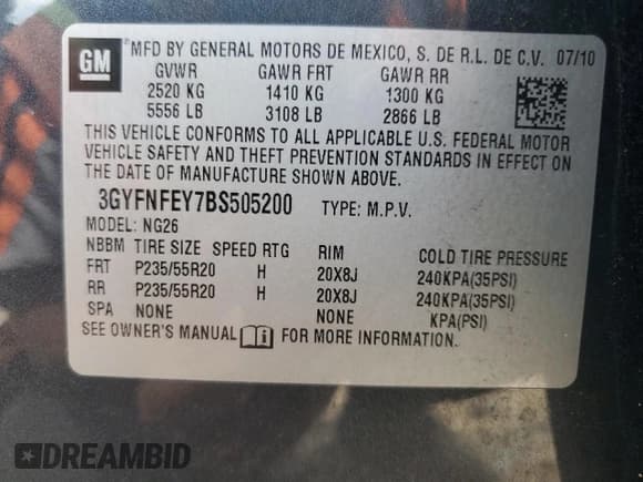 ✅ 2011 Cadillac SRX Premium Collection • VIN: 3GYFNFEY7BS505200 • Lot: 64261755. Wystawiony na Copart z przebiegiem Nie podano. Bezpłatny archiwum sprzedaży aukcyjnych z USA i szczegółowy raport historii pojazdu na DreamBid. Zdjęcie 13.