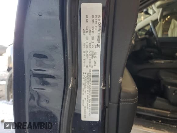 ✅ 2011 Dodge Durango Citadel • VIN: 1D4SD5GT7BC651365 • Lot: 71823405. Listed on Copart with 173,479 mi. Free auction sales archive from the USA and detailed vehicle history report at DreamBid. Image 14.