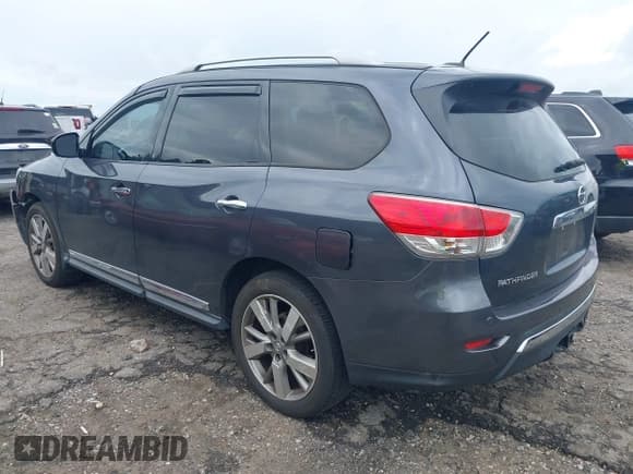 ✅ 2014 Nissan Pathfinder Platinum • VIN: 5N1AR2MM1EC617461 • Lot: 42738410. Wystawiony na IAAI z przebiegiem 173 236 mil. Bezpłatny archiwum sprzedaży aukcyjnych z USA i szczegółowy raport historii pojazdu na DreamBid. Zdjęcie 3.