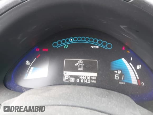 ✅ 2013 Nissan LEAF SL • VIN: 1N4AZ0CP5DC421340 • Lot: 43891363. Listed on IAAI with 144,416 mi. Free auction sales archive from the USA and detailed vehicle history report at DreamBid. Image 14.