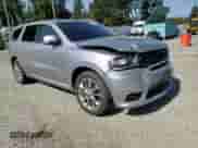 2020 Dodge Durango GT Plus with VIN 1C4RDHDG4LC296564, listed as a Copart auction lot 81805625 with 72,028 mi miles and Salvage title. Bid and sale history available at DreamBid. Image 14.