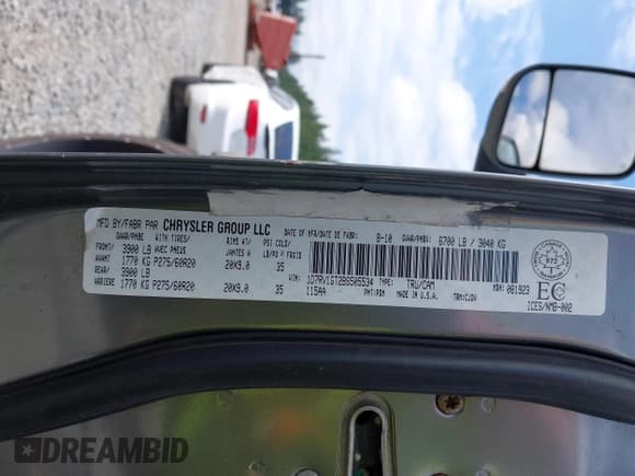 ✅ 2011 Ram 1500 Outdoorsman • VIN: 1D7RV1GT2BS505534 • Lot: 42587043. Wystawiony na IAAI z przebiegiem 134 609 mil. Bezpłatny archiwum sprzedaży aukcyjnych z USA i szczegółowy raport historii pojazdu na DreamBid. Zdjęcie 9.