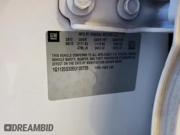 ✅ 2014 Chevrolet Impala LT • VIN: 1G1125S30EU109750 • Лот: 58960744. Опубликован ранее на Copart с пробегом 145 652 миль. Бесплатный доступ к архиву аукционных продаж из США и подробный отчёт об истории автомобиля на DreamBid. Изображение 15.