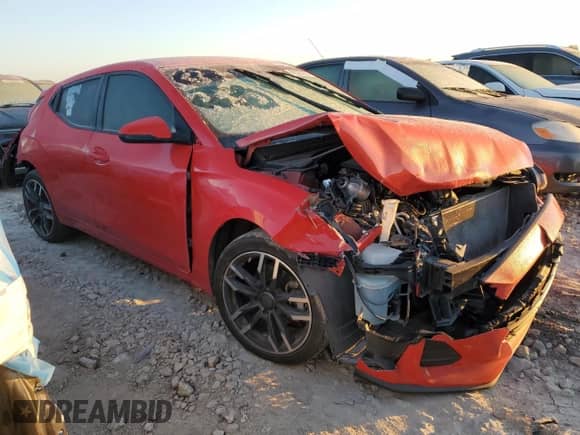 2019 Hyundai Veloster Premium z VIN KMHTG6AF0KU017502, wystawiony jako Copart lot #82367844 z przebiegiem 125 829 mil mil oraz Szkoda całkowita • Salvage title. Historia ofert i sprzedaży dostępna na DreamBid. Obrazek 4.