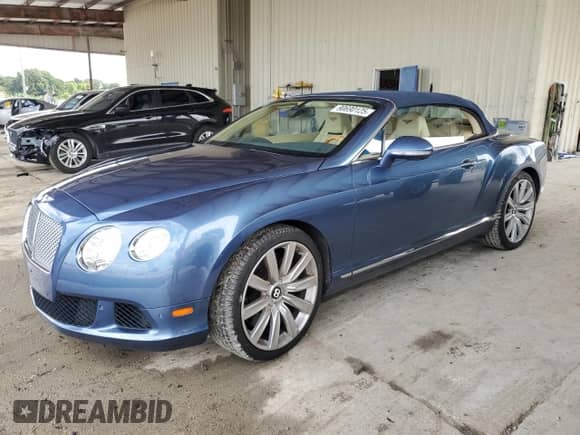 ✅ 2012 Bentley Continental GT • VIN: SCBGR3ZA0CC074963 • Lot: 90690125. Listed on Copart with 29,031 mi. Free auction sales archive from the USA and detailed vehicle history report at DreamBid. Image 1.