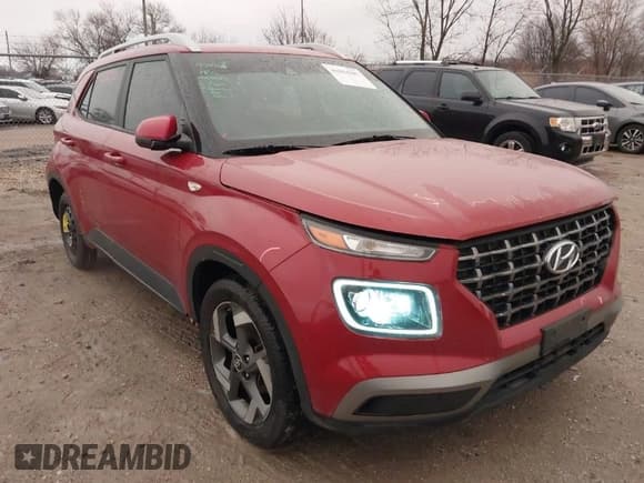 ✅ 2020 Hyundai Venue SEL • VIN: KMHRC8A38LU026229 • Lot: 41844287. Listed on IAAI with 73,685 mi. Free auction sales archive from the USA and detailed vehicle history report at DreamBid. Image 1.