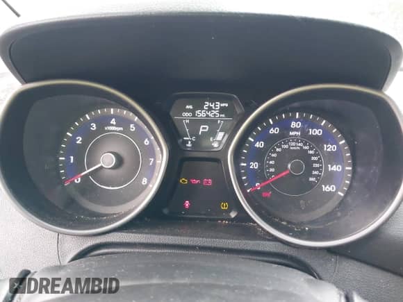 2013 Hyundai Elantra GLS with VIN 5NPDH4AE6DH221994, listed as a IAAI auction lot 43516204 with 156,425 mi miles and . Bid and sale history available at DreamBid. Image 7.