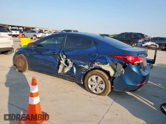 2016 Hyundai Elantra SE z VIN KMHDH4AE0GU648691, wystawiony jako Copart lot #80016455 z przebiegiem 102 367 mil mil oraz Szkoda całkowita • Salvage title. Historia ofert i sprzedaży dostępna na DreamBid. Obrazek 2.