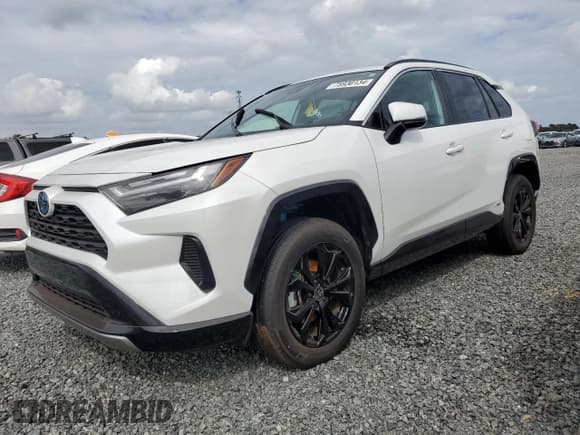 ✅ 2023 Toyota RAV4 Hybrid SE • VIN: 4T3T6RFV9PU127760 • Лот: 75930134. Опубликован ранее на Copart с пробегом 12 265 миль. Бесплатный доступ к архиву аукционных продаж из США и подробный отчёт об истории автомобиля на DreamBid. Изображение 1.