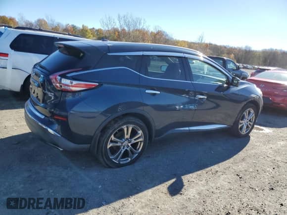 2015 Nissan Murano SL with VIN 5N1AZ2MH5FN234292, listed as a Copart auction lot 86290015 with 173,480 mi miles and Clean title. Bid and sale history available at DreamBid. Image 3.