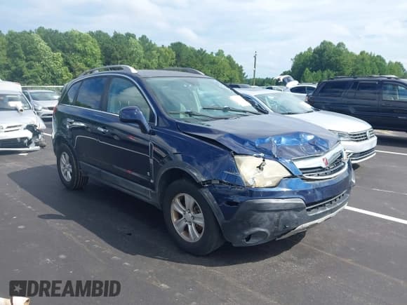 ✅ 2008 Saturn VUE XE • VIN: 3GSCL33P08S594449 • Lot: 42985774. Listed on IAAI with 188,826 mi. Free auction sales archive from the USA and detailed vehicle history report at DreamBid. Image 1.