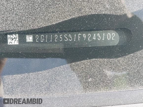 ✅ 2015 Chevrolet Impala LT • VIN: 2G1125S31F9243102 • Lot: 43426648. Listed on IAAI with 124,113 mi. Free auction sales archive from the USA and detailed vehicle history report at DreamBid. Image 9.