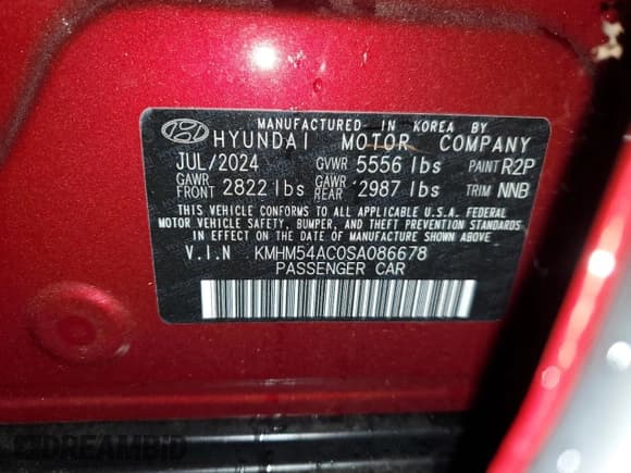 ✅ 2025 Hyundai Ioniq 6 Limited • VIN: KMHM54AC0SA086678 • Лот: 89561175. Опубликован ранее на Copart с пробегом 4 176 миль. Бесплатный доступ к архиву аукционных продаж из США и подробный отчёт об истории автомобиля на DreamBid. Изображение 13.