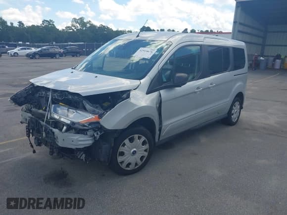 ✅ 2019 Ford Transit Connect XLT • VIN: NM0GE9F28K1429412 • Lot: 42924676. Listed on IAAI with 34,864 mi. Free auction sales archive from the USA and detailed vehicle history report at DreamBid. Image 2.