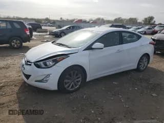 ✅ 2016 Hyundai Elantra SE • VIN: 5NPDH4AE7GH770110 • Lot: 91014915. Listed on Copart with 114,919 mi. Free auction sales archive from the USA and detailed vehicle history report at DreamBid. Image 1.