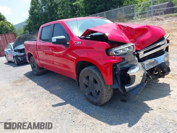 ✅ 2020 Chevrolet Silverado 1500 LT • VIN: 3GCUYDED4LG383292 • Lot: 42589370. Listed on IAAI with 78,428 mi. Free auction sales archive from the USA and detailed vehicle history report at DreamBid. Image 1.