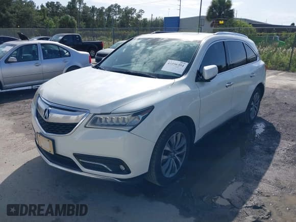 ✅ 2015 Acura MDX Technology • VIN: 5FRYD4H44FB012084 • Lot: 43356354. Listed on IAAI with 191,559 mi. Free auction sales archive from the USA and detailed vehicle history report at DreamBid. Image 2.