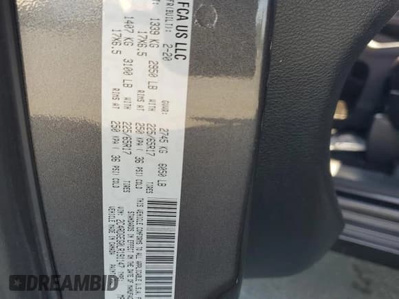 ✅ 2020 Dodge Grand Caravan GT • VIN: 2C4RDGEG0LR191147 • Lot: 69157245. Wystawiony na Copart z przebiegiem 276 165 mil. Bezpłatny archiwum sprzedaży aukcyjnych z USA i szczegółowy raport historii pojazdu na DreamBid. Zdjęcie 13.