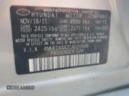 ✅ 2012 Hyundai Sonata Hybrid • VIN: KMHEC4A42CA020508 • Lot: 71610644. Listed on Copart with 148,957 mi. Free auction sales archive from the USA and detailed vehicle history report at DreamBid. Image 12.